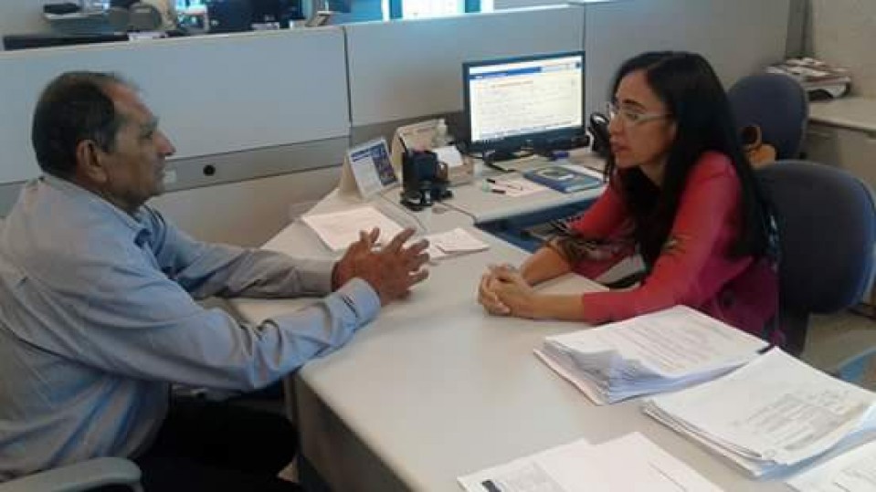 Prefeito Francisco da Silva, na Caixa econômica Federal em Goiânia!