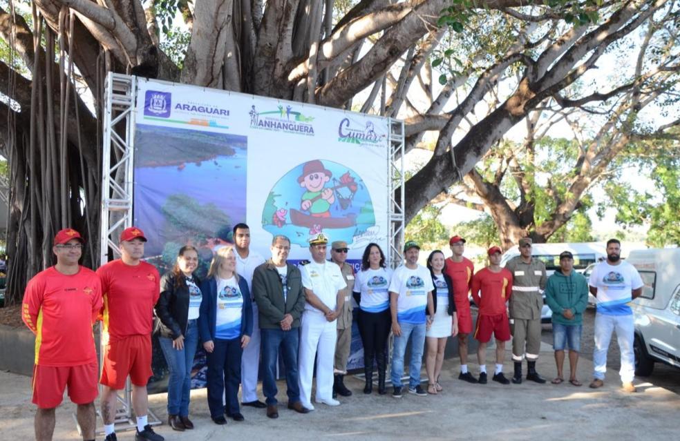 Prefeitura de Anhanguera realizou ação conjunta na 20ª edição da Despoluição do Rio Paranaíba